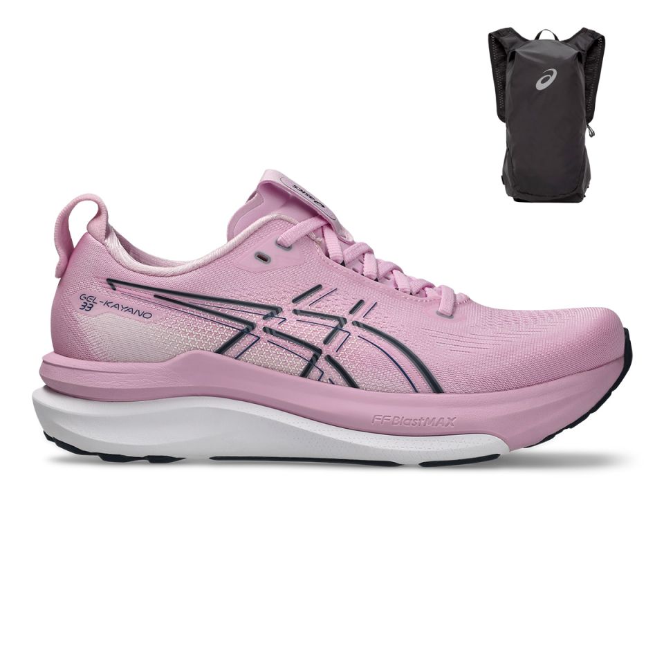 Asics Gel Kayano 33 + Gratis Asics Backpack Dames (foto 1)