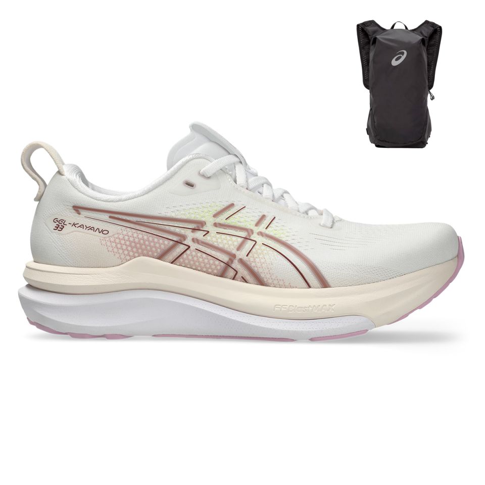 Asics Gel Kayano 33 + Gratis Asics Backpack Dames (foto 1)