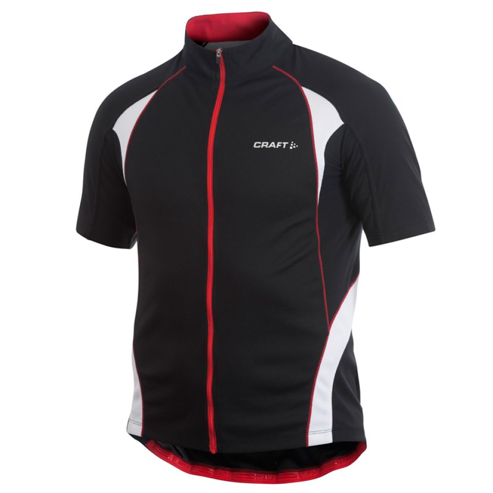 Craft shirt korte mouw fiets Active zwart/rood heren (foto 1)