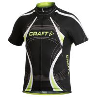 Craft fietsshirt Performance Bike tour zwart/groen heren