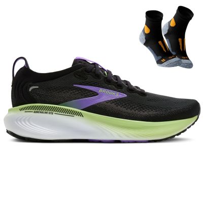 Brooks Adrenaline GTS 25 + Gratis Performance sokken zwart Dames