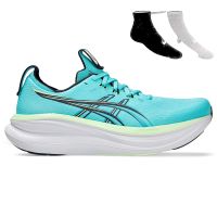Asics Gel Nimbus 28 + Gratis Asics 3-pack sokken Heren (foto 1)