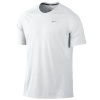 Nike shirt korte mouw Miler wit heren