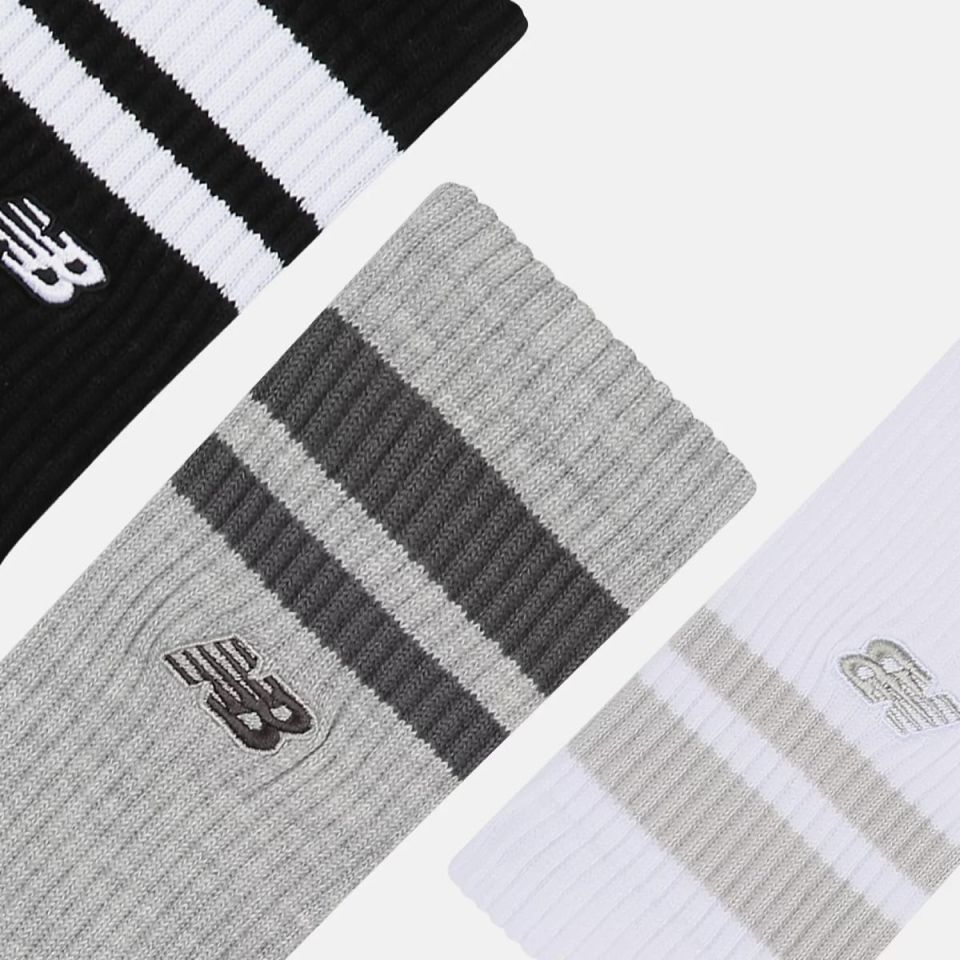 New Balance sokken Active Striped Crew 3-Pack (foto 4)