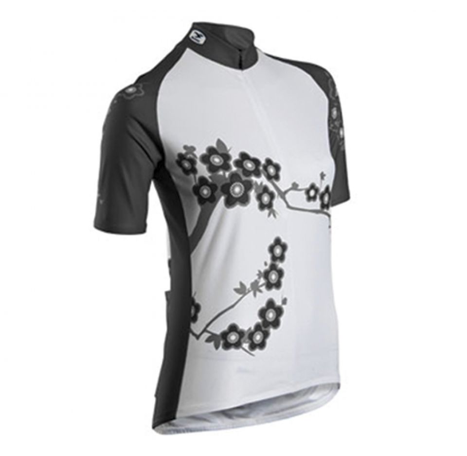Sugoi fietsshirt Sakura wit/zwart dames (foto 1)