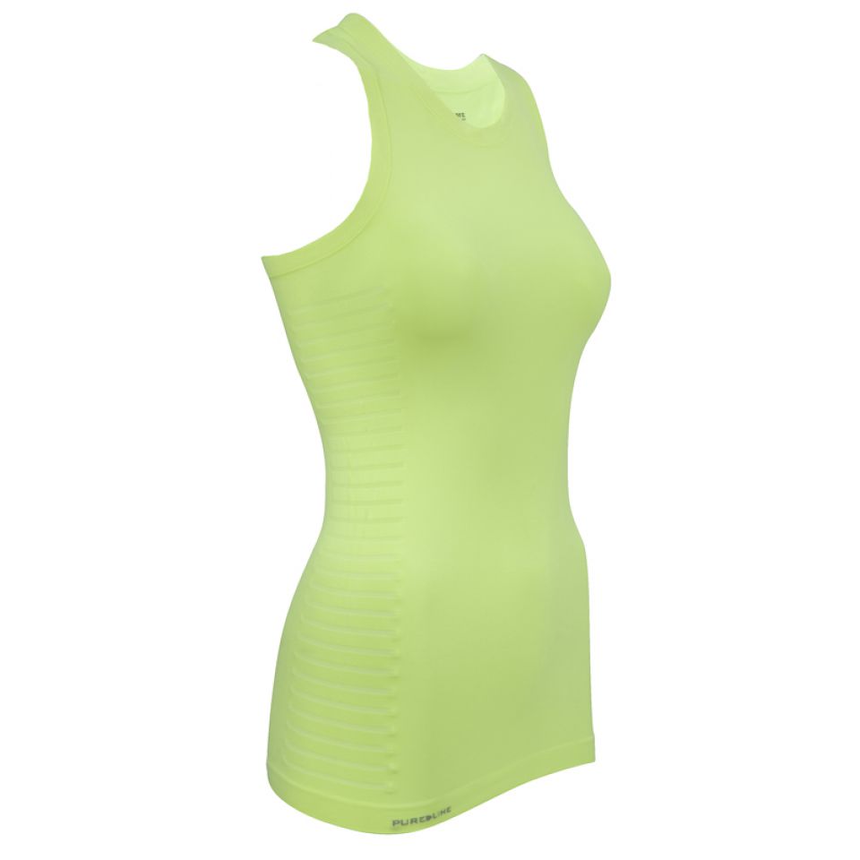 Pure Lime Seamless Tank Top Neon geel dames (foto 1)