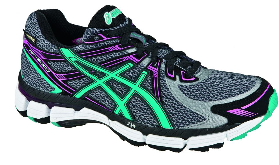 Asics Gel GT-2000 G-TX antraciet/blauw Dames (foto 1)