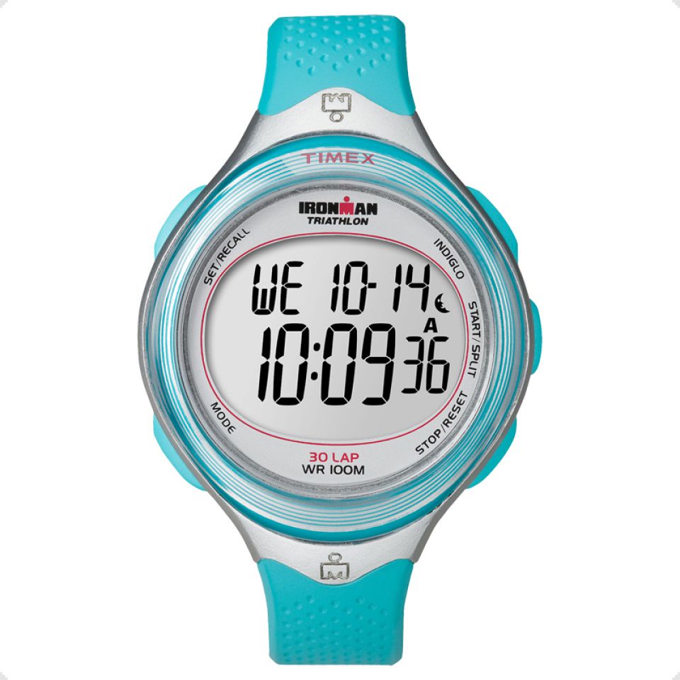 Timex Ironman Triathlon 30 Lap Memory Clear view dames aqua (foto 1)