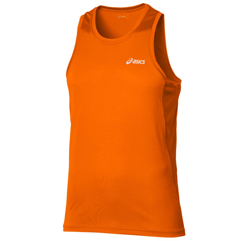 Asics singlet Hermes neon oranje heren (foto 1)