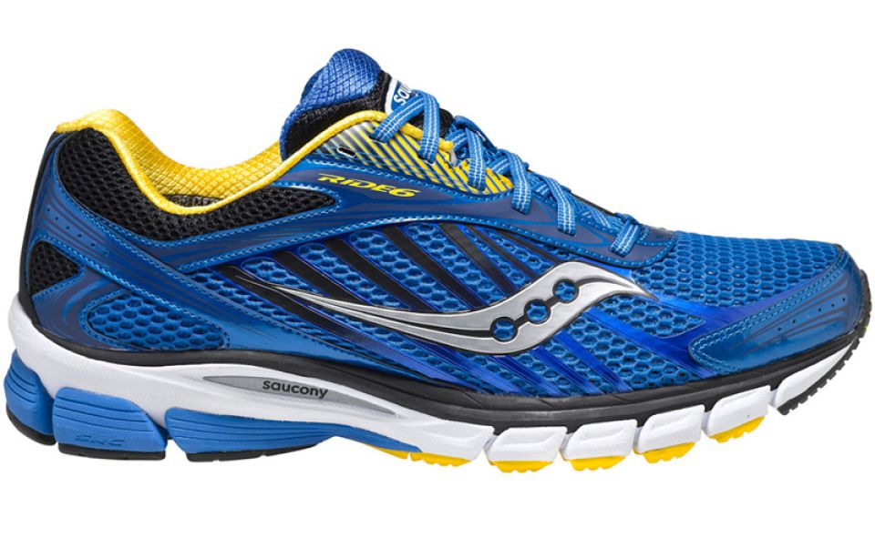 Saucony Ride 6 kobalt/geel heren (foto 1)