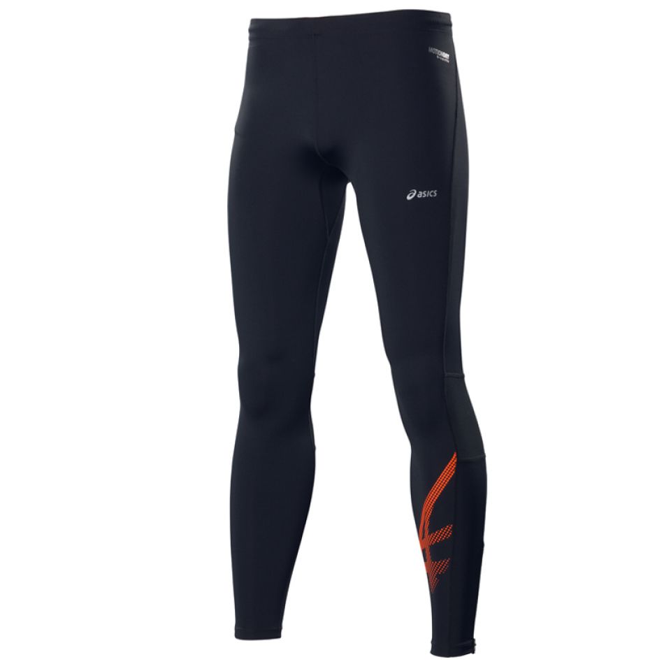 Asics lange tight Tiger zwart/oranje heren (foto 1)