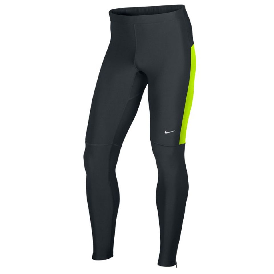 Nike lange tight filament zwart/neon heren (foto 1)