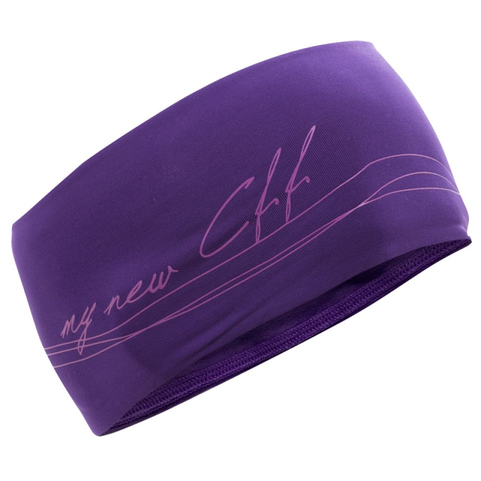 headband breed paars/roze dames –
