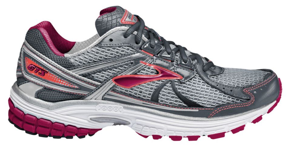 Brooks Adrenaline GTS 13 zilver/roze dames (foto 1)