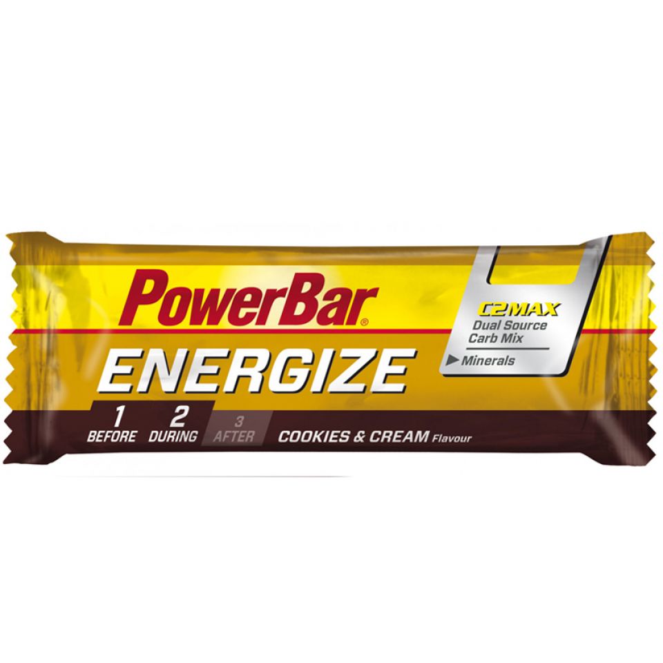 Powerbar Energizer Bar Cookies &cream 4 stuks (foto 1)