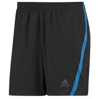 Adidas short Supernova 7inch zwart/lichtblauw heren