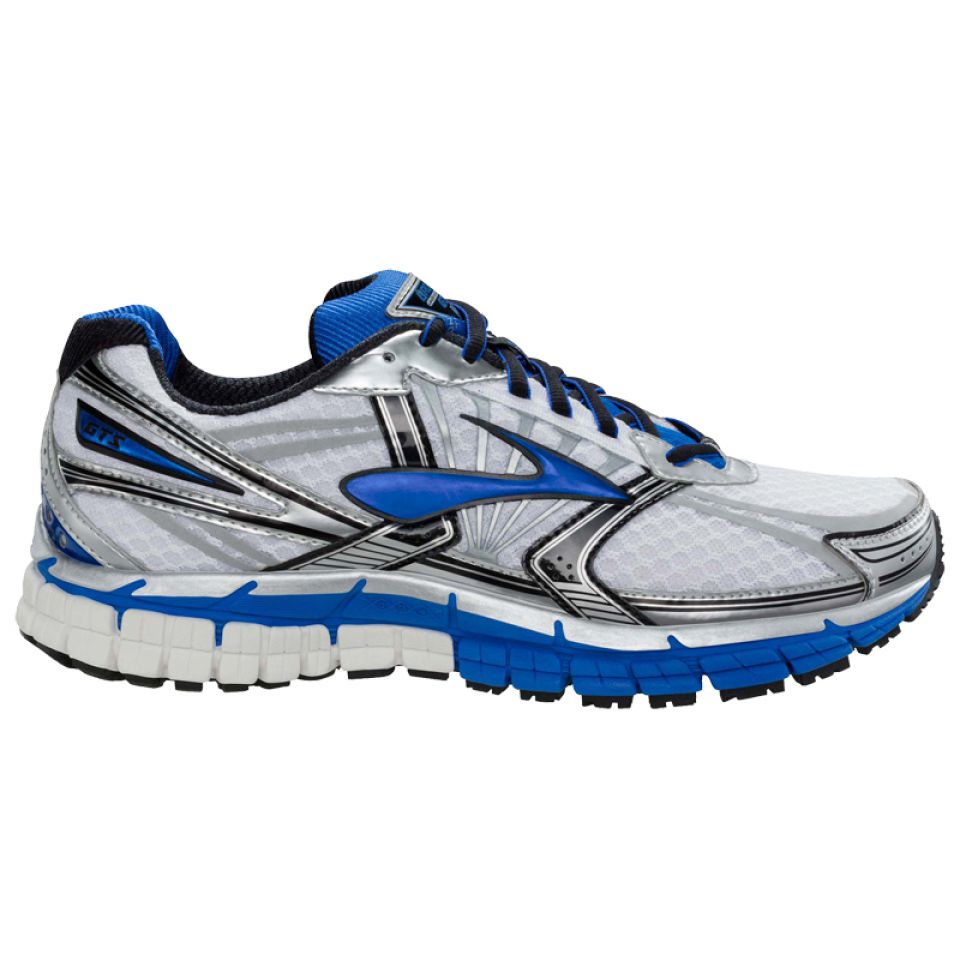 Brooks Adrenaline GTS 14 wit/blauw NARROW heren (foto 1)