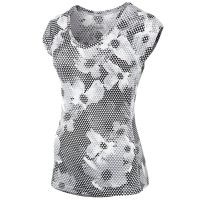 Nike shirt korte mouw Epic Run wit/zwart dames (foto 1)