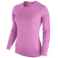 Nike shirt lange mouw Miler roze dames