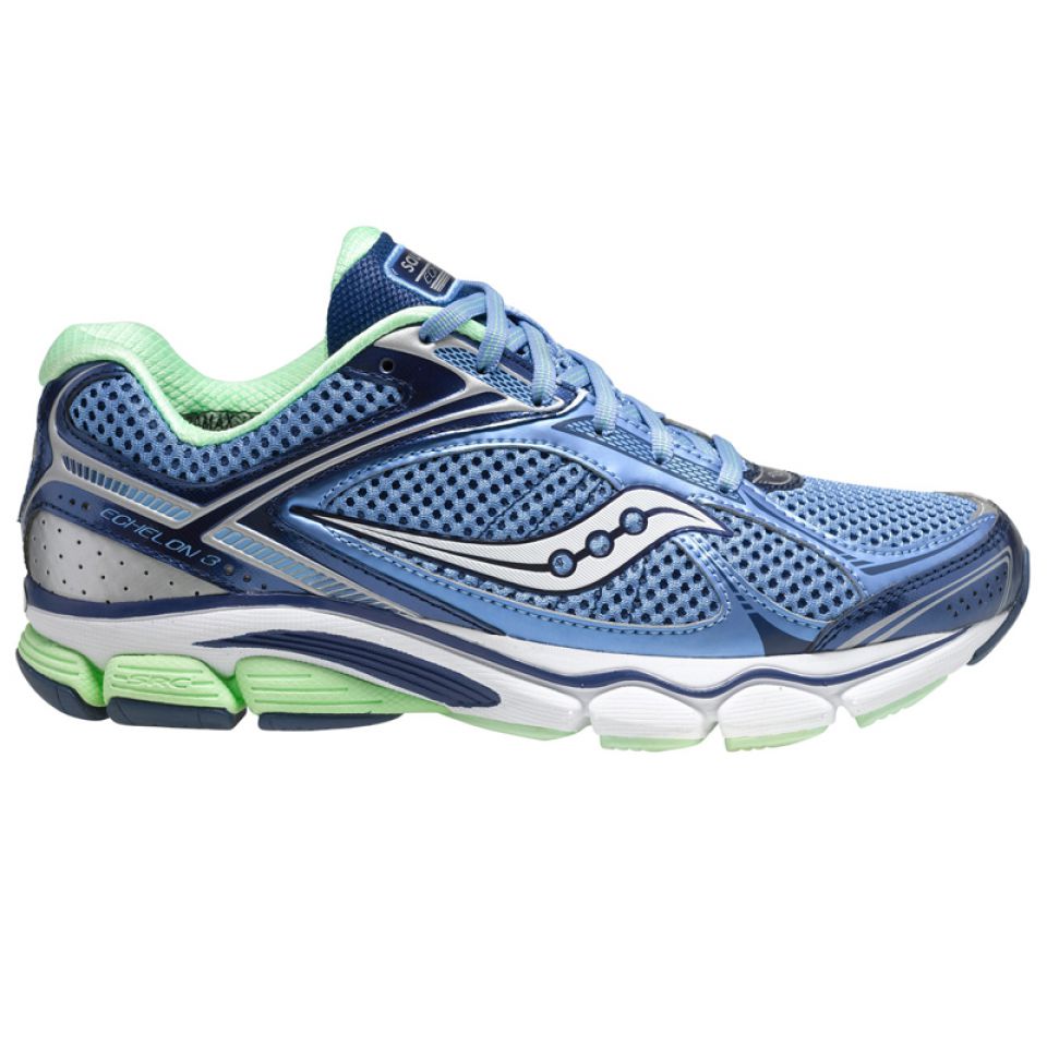 Saucony Echelon 3 blauw/groen dames (foto 1)