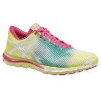 Asics Gel Super J33 geel/wit/roze dames (foto 1)