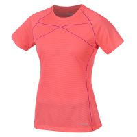 Saucony shirt korte mouw hydralite x neon roze dames