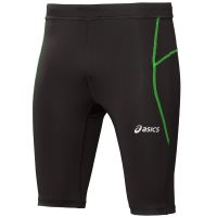 Asics korte tight Running zwart/groen heren
