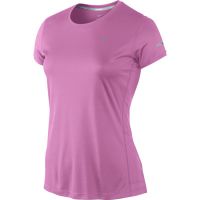 Nike shirt korte mouw miler paars dames (foto 1)