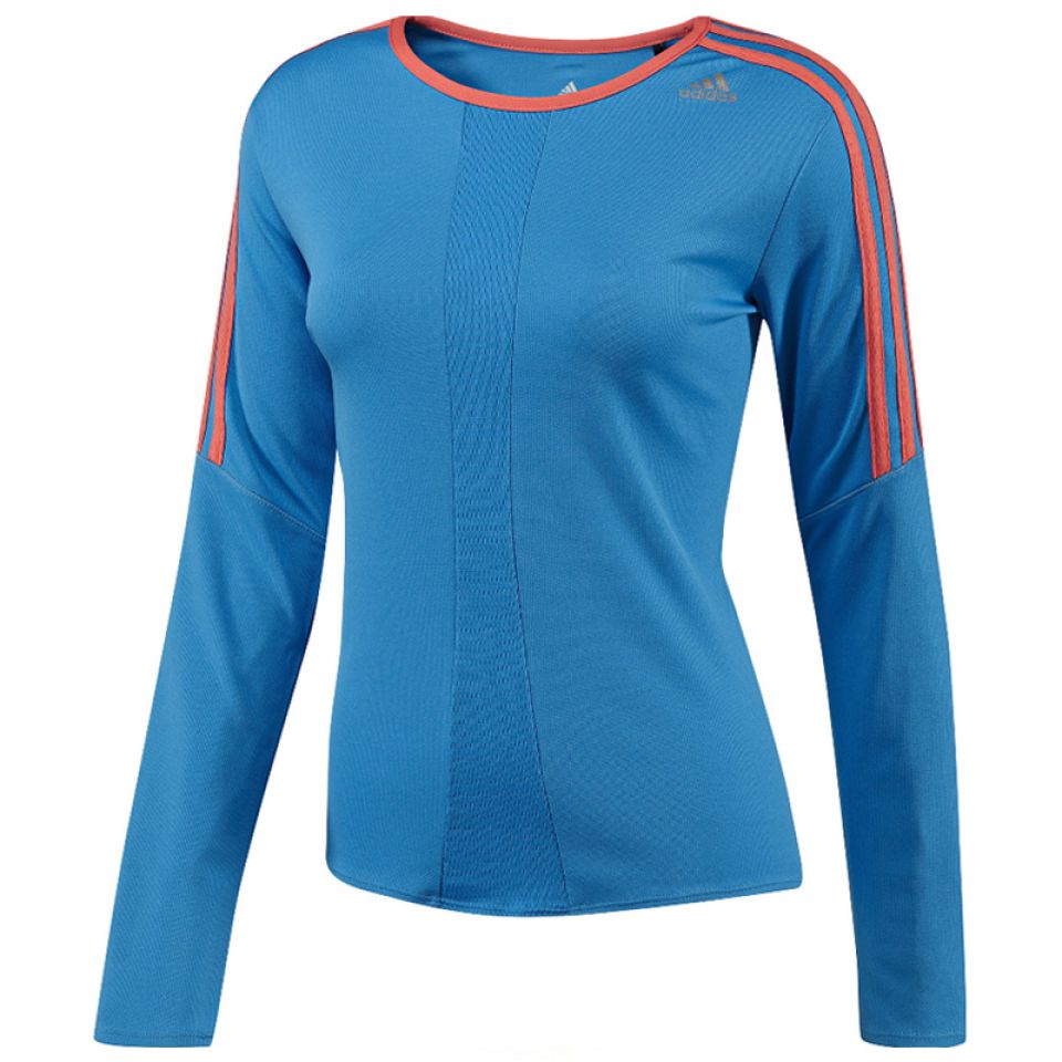 bespotten Doe mee thee Adidas shirt lange mouw RSP lichtblauw dames kopen – Dames