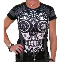 INKnBURN shirt korte mouw Sugar Skull dames (foto 1)