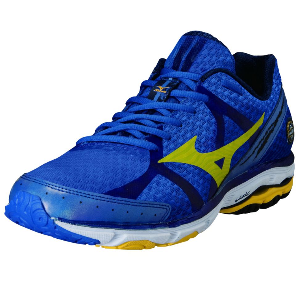 Voorbeeld Attent Taille Mizuno Wave Rider 17 blauw heren kopen – Heren