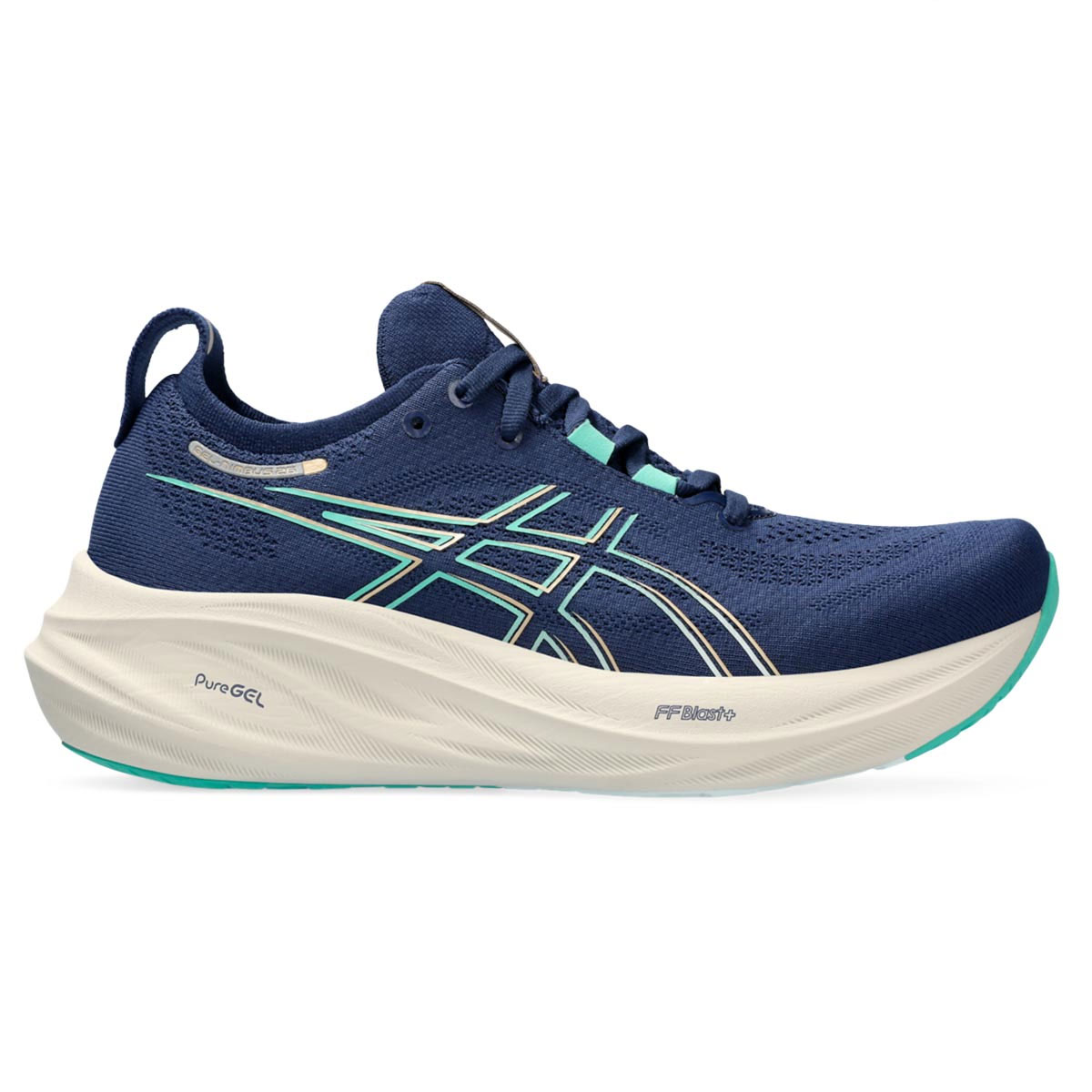 【未使用 27cm】ASICS　 GEL-NIMBUS 26 ネイビー/ライム Asics-Gel-Nimbus-26-1012B601-