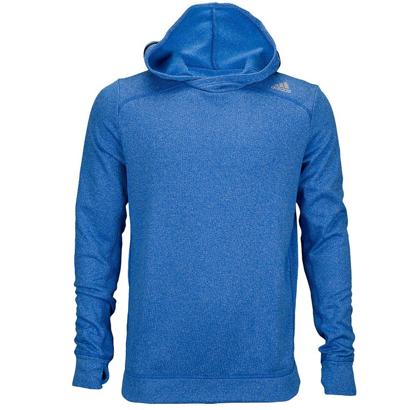 Adidas shirt lange mouw hoodie Icon blue/black heren kopen – Heren