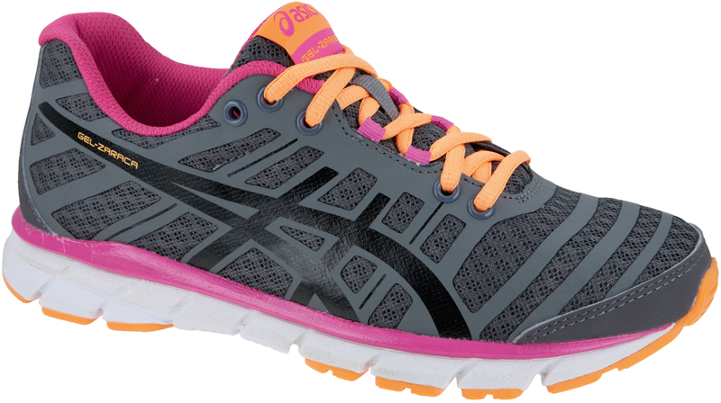Asics Gel Zaraca charcoal/neon roze dames kopen – Dames