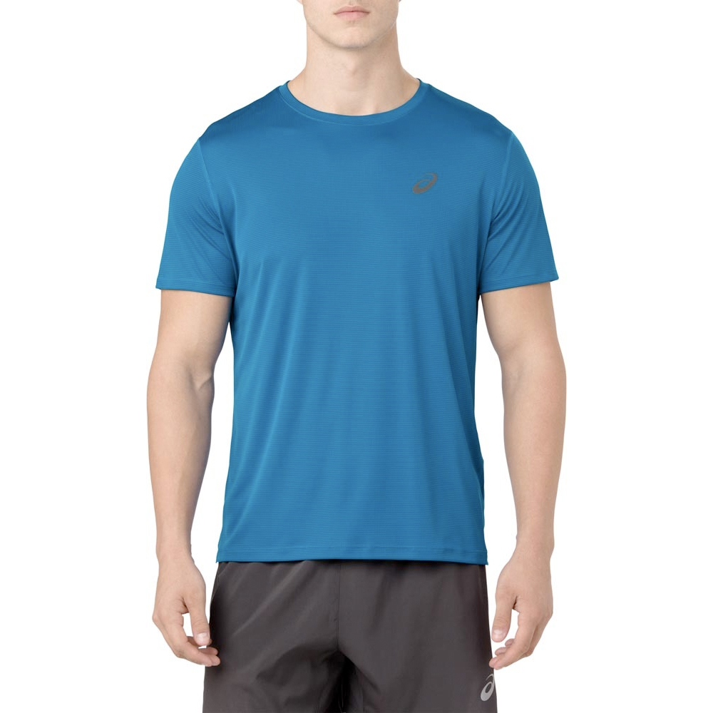 Asics shirt korte mouw Silver Heren (foto 1)