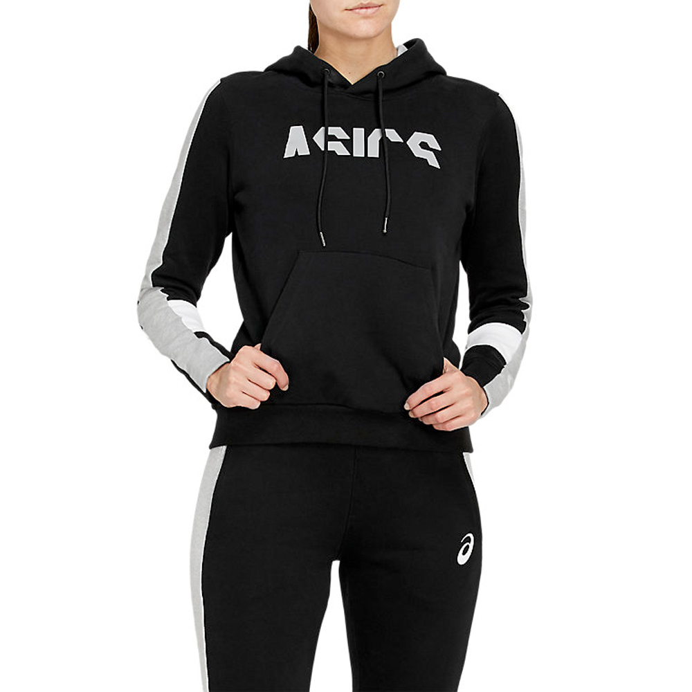 Asics shirt lange mouw Colorblock hoody Dames (foto 1)