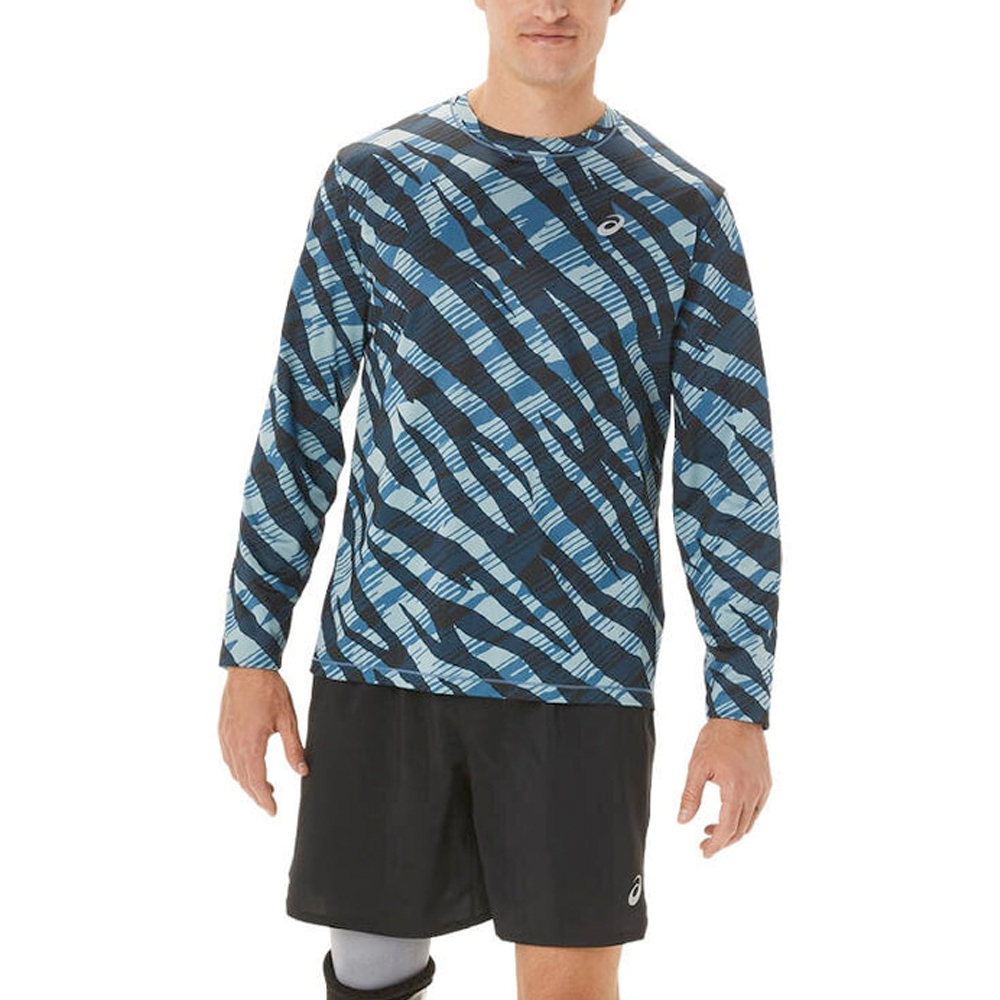 Asics shirt lange mouw Wild Camo Heren (foto 1)