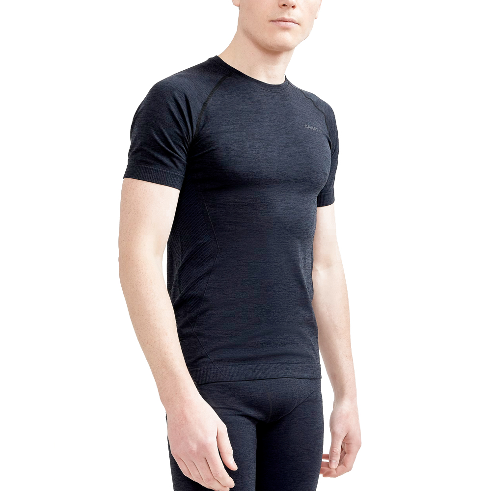 shirt korte mouw Dry Active Comfort kopen – Heren Zwart