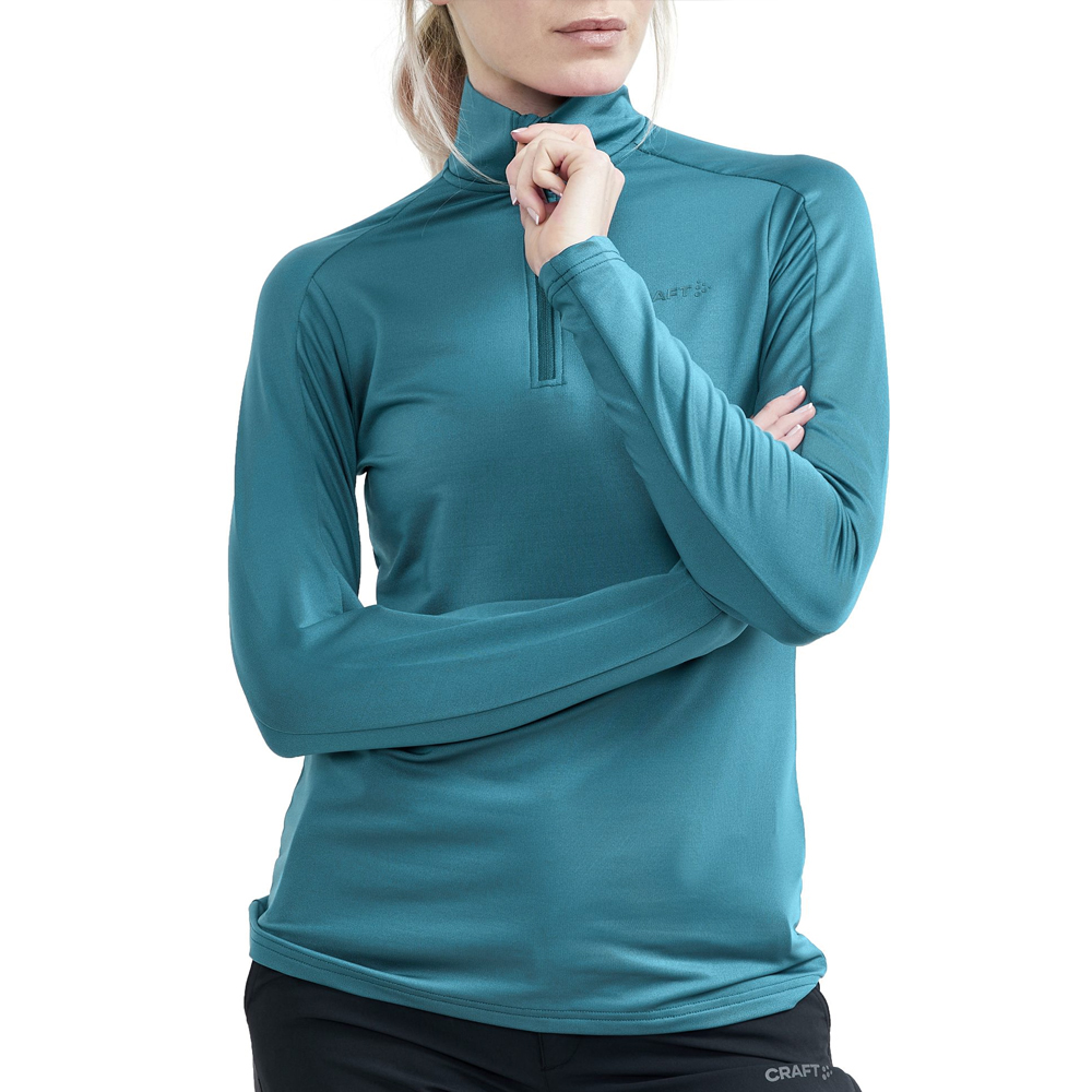 Craft shirt lange mouw 1/2 zip Core Dames (foto 1)