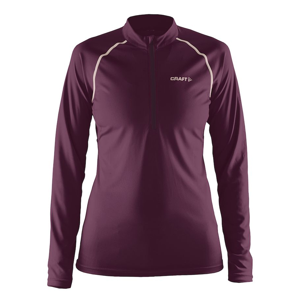 Craft shirt lange mouw 1/2 zip Prime Dames (foto 1)