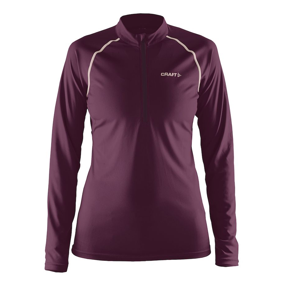 Craft shirt lange mouw 1/2 zip Prime Dames (foto 1)