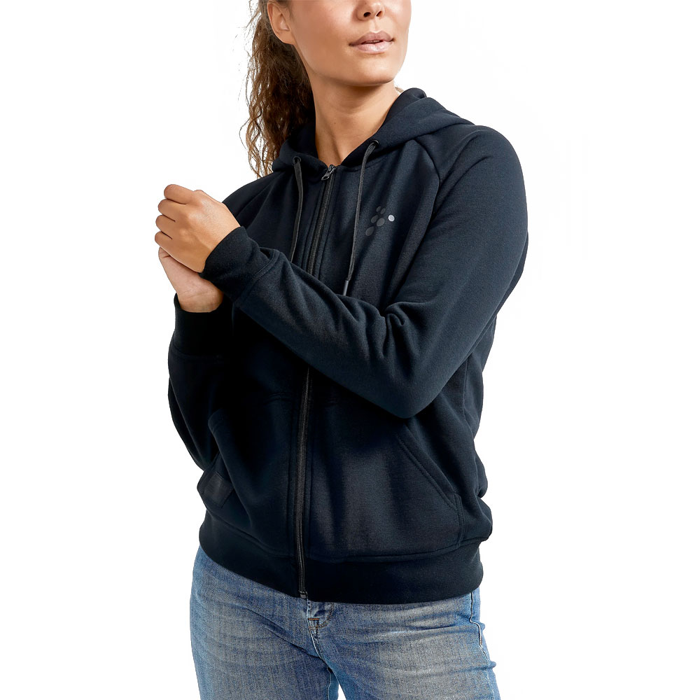 gevechten nauwkeurig Bewustzijn Craft vest hoodie Core kopen – Dames Zwart