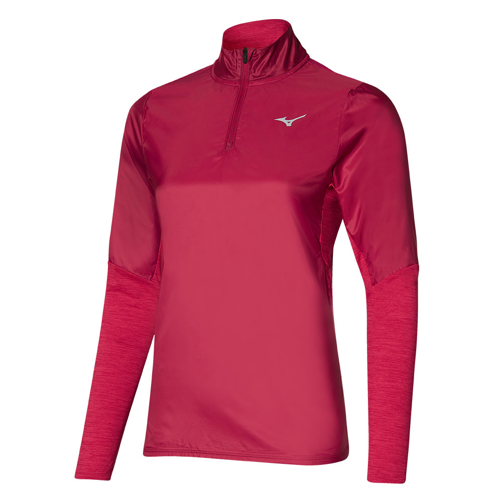 Mizuno shirt lange mouw 1/2 zip Hybrid Dames (foto 1)