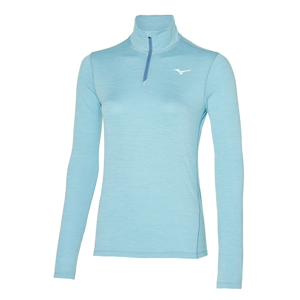 Mizuno shirt lange mouw 1/2 zip Impulse Core Dames (foto 1)