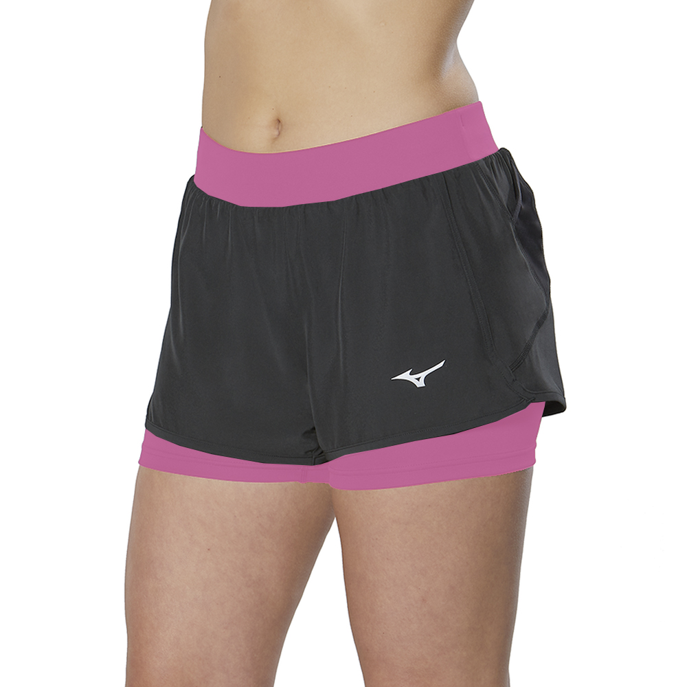 Mizuno short 2-in 1 ER Dames (foto 1)