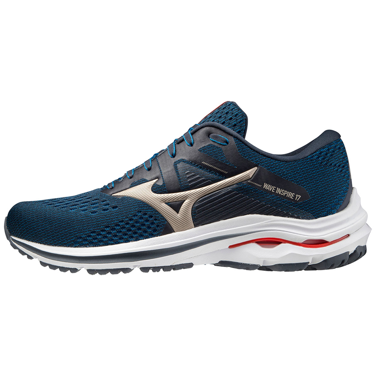 新品未使用‼️Mizuno Wave Inspire 17 ネイビー/シルバー mizuno-wave-inspire-17-ss21-