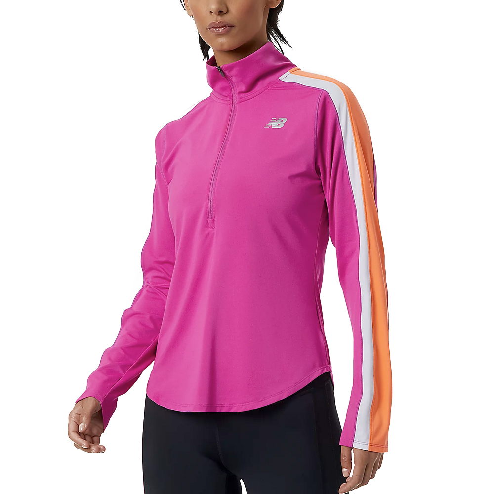 New Balance shirt lange mouw 1/2 zip Accelerate Dames (foto 1)