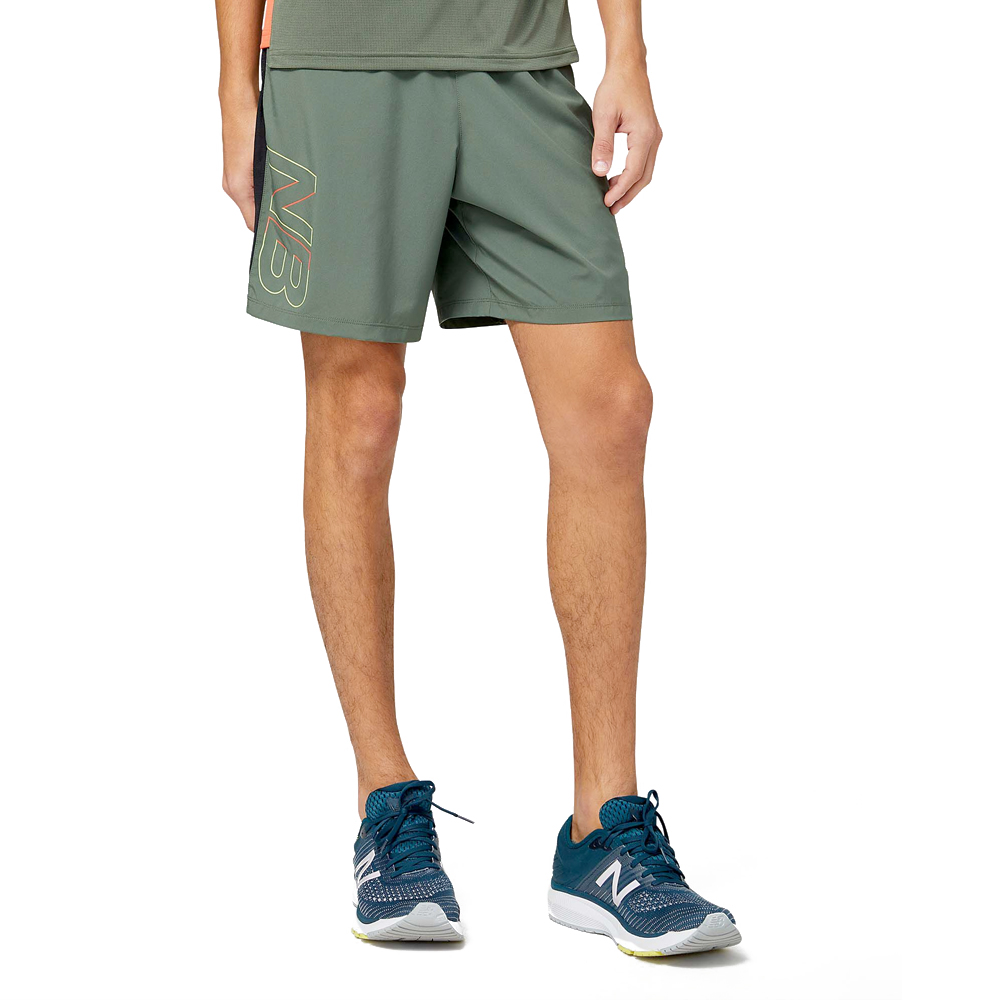 New Balance short Printed Accelerate Pacer 7-inch Heren (foto 1)