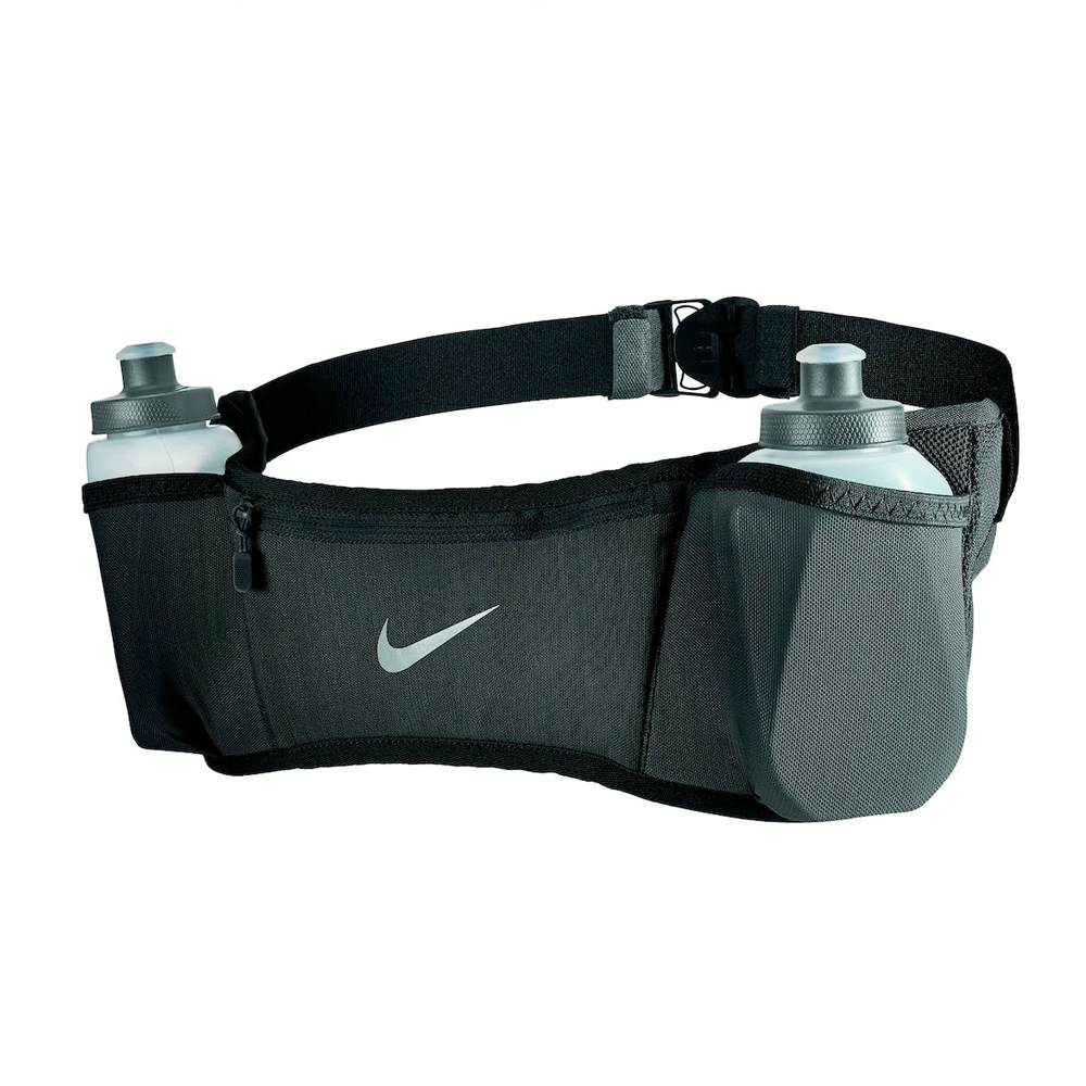 Nike drinkgordel Double Pocket Flask Belt kopen Zwart