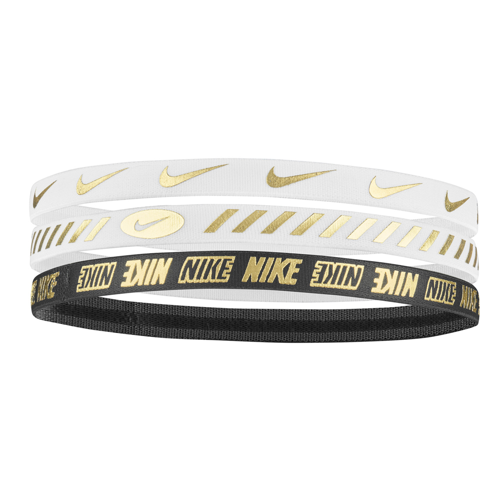 Nike haarband Metallic 3-pack (foto 1)